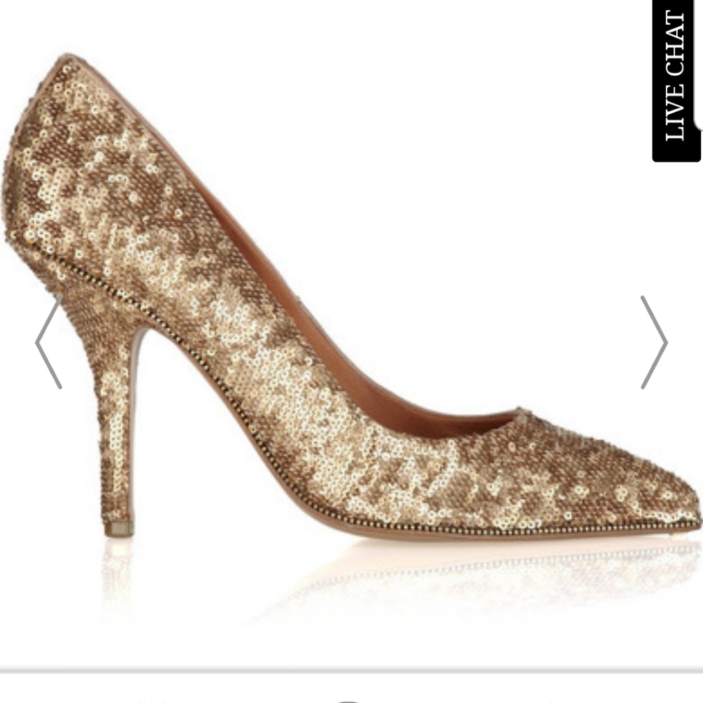 Givenchy gold Sequins pumps